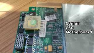 Um olhar mais atento: Placa-mãe Comen C30 original, durável e fácil de usar, em boas condições