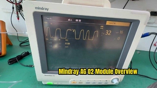 Mindray AG e Módulo O2 115 023943 00 Visão geral