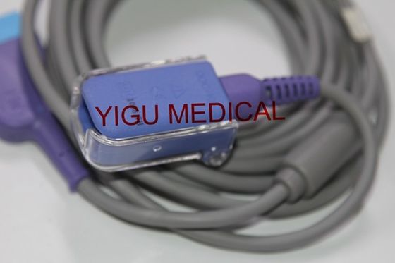 GE  Blood Oxygen Extension Cable PN  LOT100817H ECG SPO2 Cable
