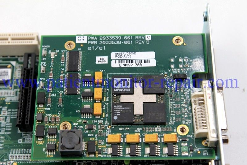 GE Carescape B850 Patient Monitor Mainboard PWA 2037041-001 PWB 2037040-001 with 90 Days Warranty